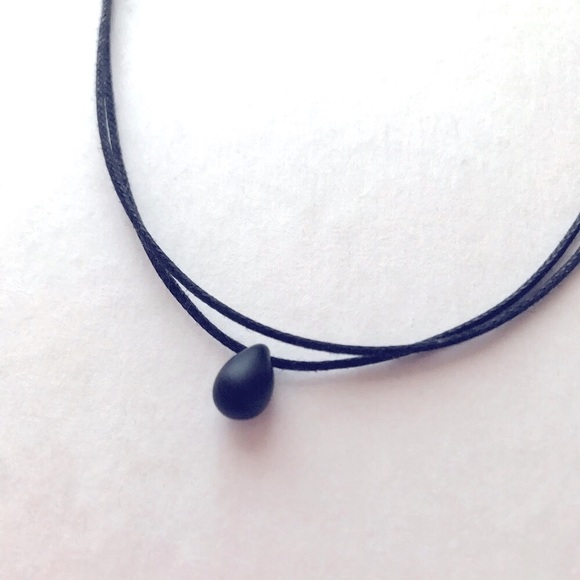 Black Choker Necklace | Cord Choker Native Tribe - Picture 2 of 13